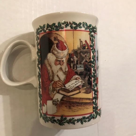 Set Of 2 “Merry Christmas” Mugs By Dunoon 4” Tall Made In Scotland - Picture 7 of 13
